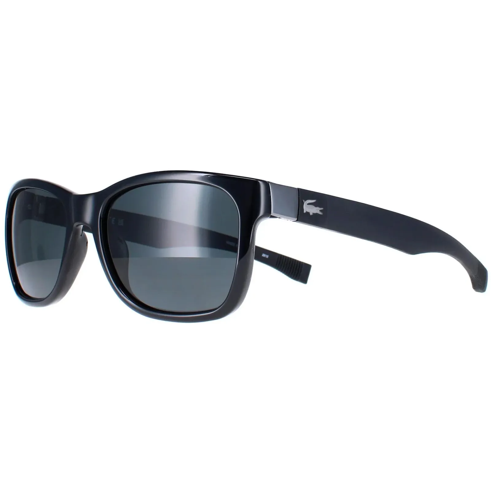 Lacoste Square|Square^Sunglasses L662SP 001 Black Grey Polarized