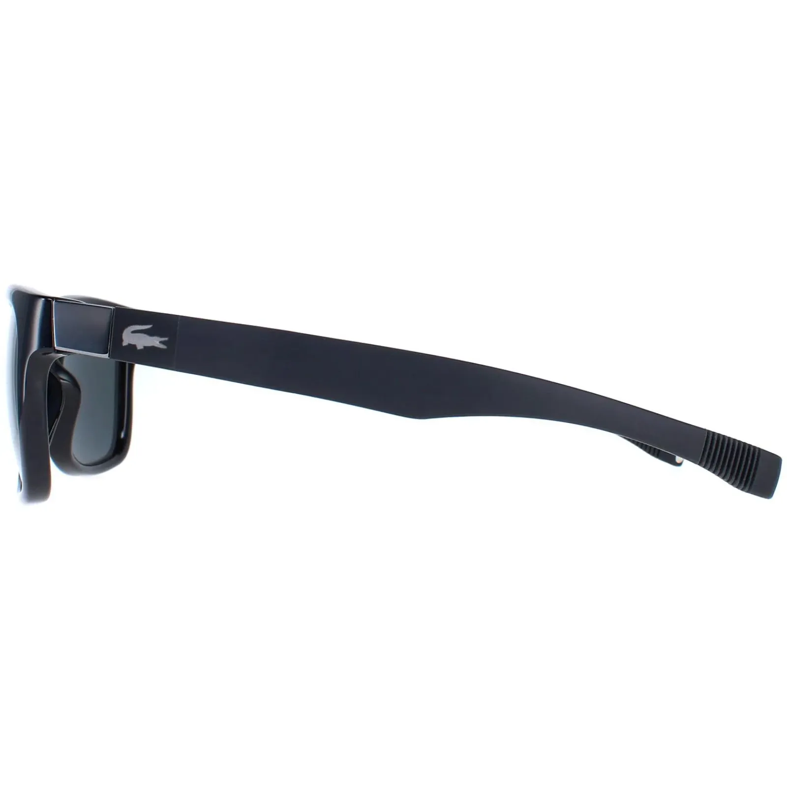 Lacoste Square|Square^Sunglasses L662SP 001 Black Grey Polarized