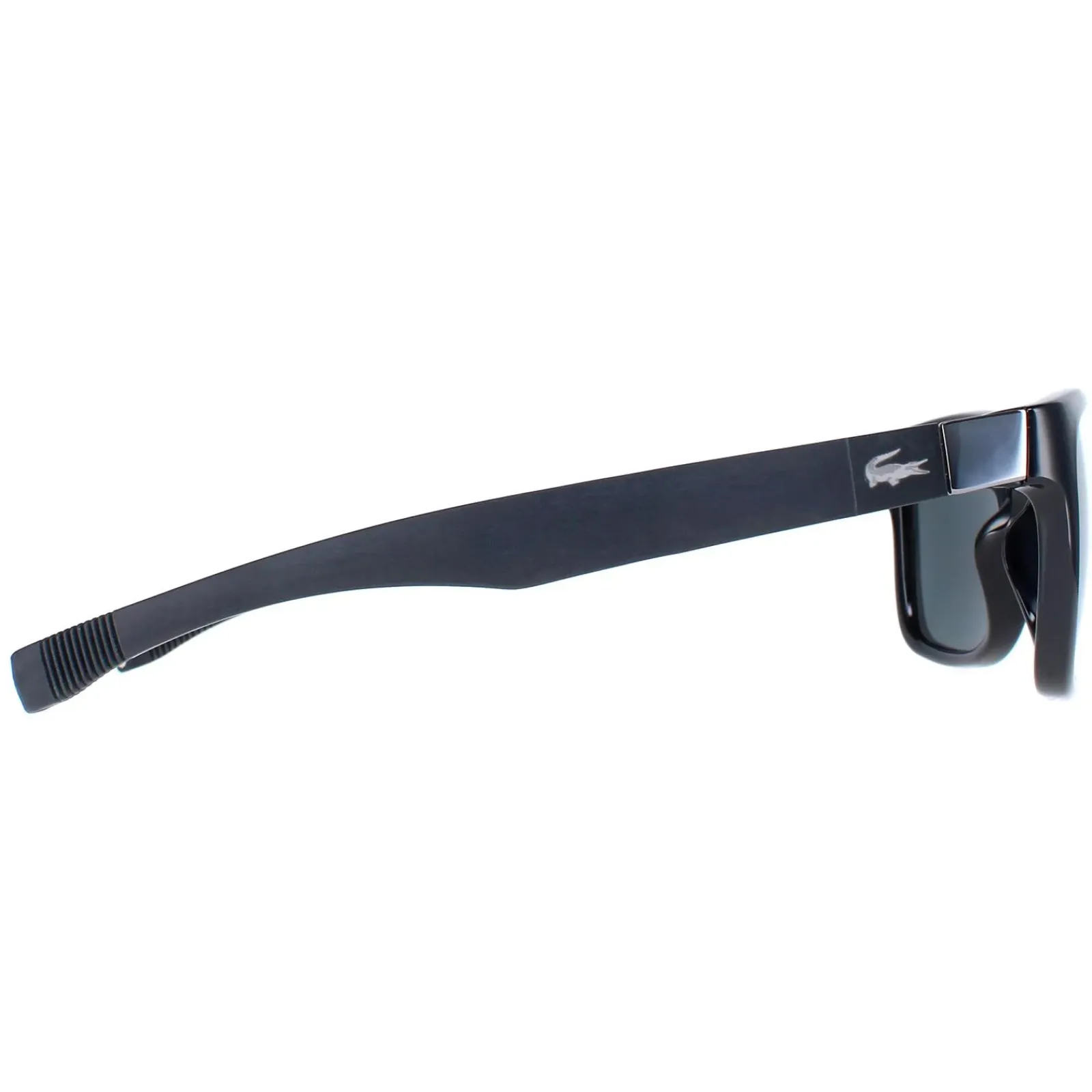 Lacoste Square|Square^Sunglasses L662SP 001 Black Grey Polarized