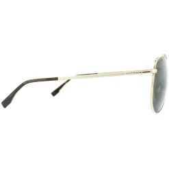 Lacoste Polarised|Aviator^Sunglasses L177SP 714 Gold Dark Green Polarized