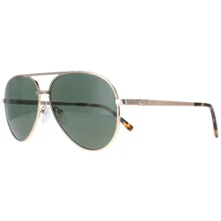 Lacoste Aviator|Aviator^Sunglasses L233SP 714 Gold Green Polarized