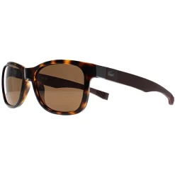 Lacoste Polarised|Square^Sunglasses L662SP 214 Havana Brown Polarized