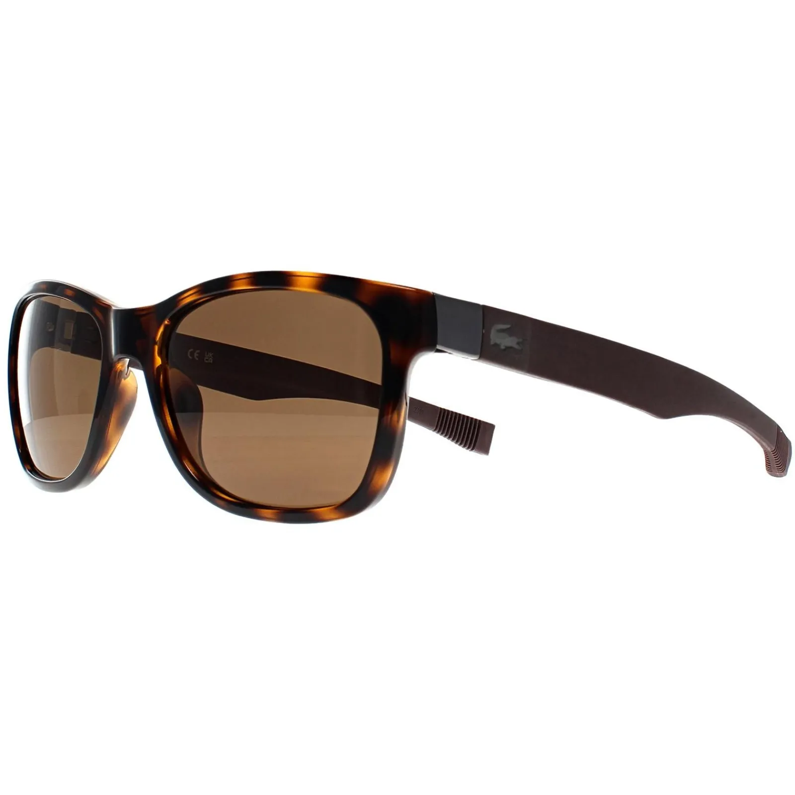 Lacoste Polarised|Square^Sunglasses L662SP 214 Havana Brown Polarized