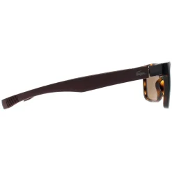 Lacoste Polarised|Square^Sunglasses L662SP 214 Havana Brown Polarized