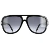 Marc Jacobs Aviator^Sunglasses MARC 637/S 807 9O Black Dark Grey Gradient