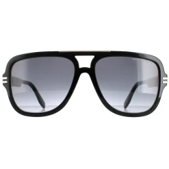 Marc Jacobs Aviator^Sunglasses MARC 637/S 807 9O Black Dark Grey Gradient