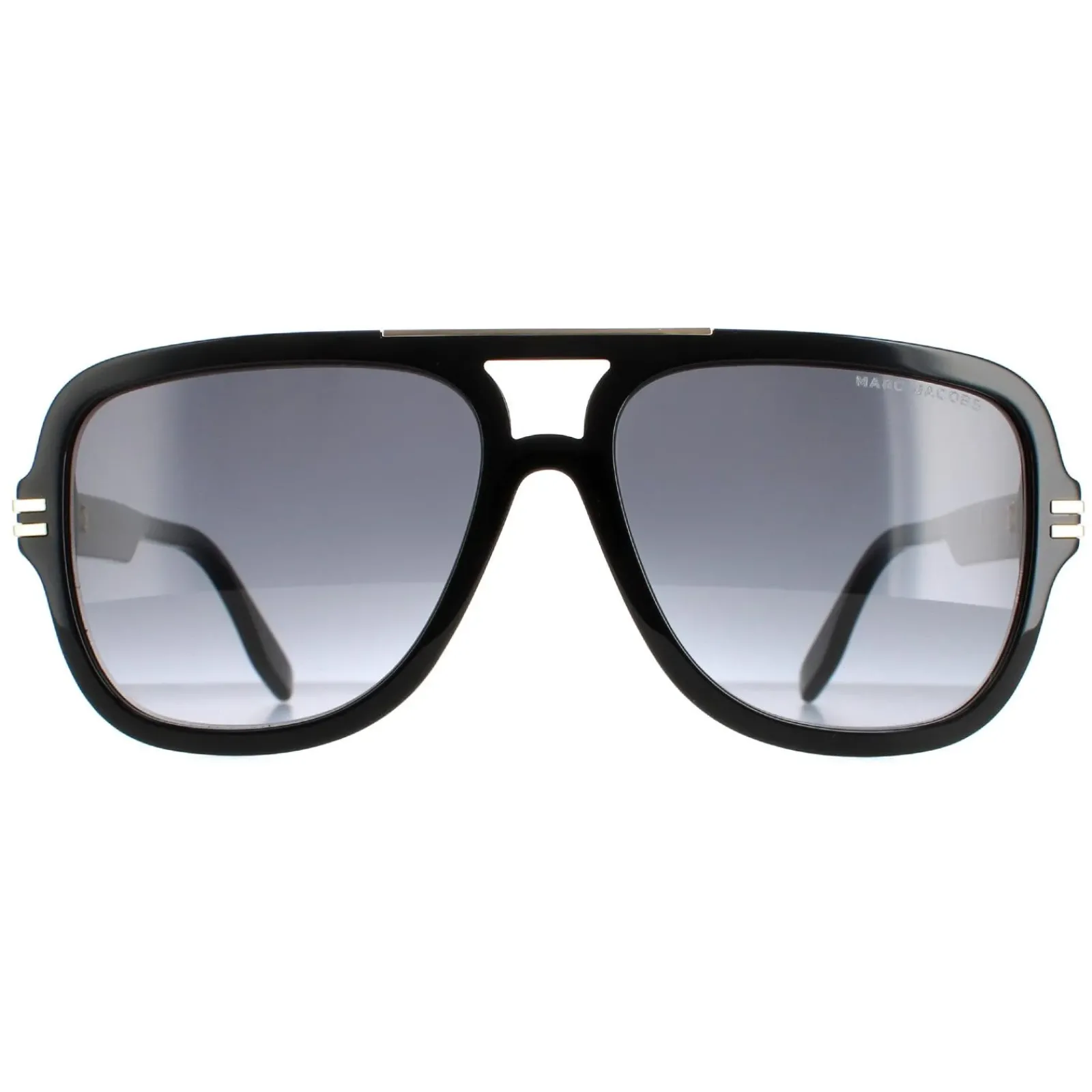 Marc Jacobs Aviator^Sunglasses MARC 637/S 807 9O Black Dark Grey Gradient