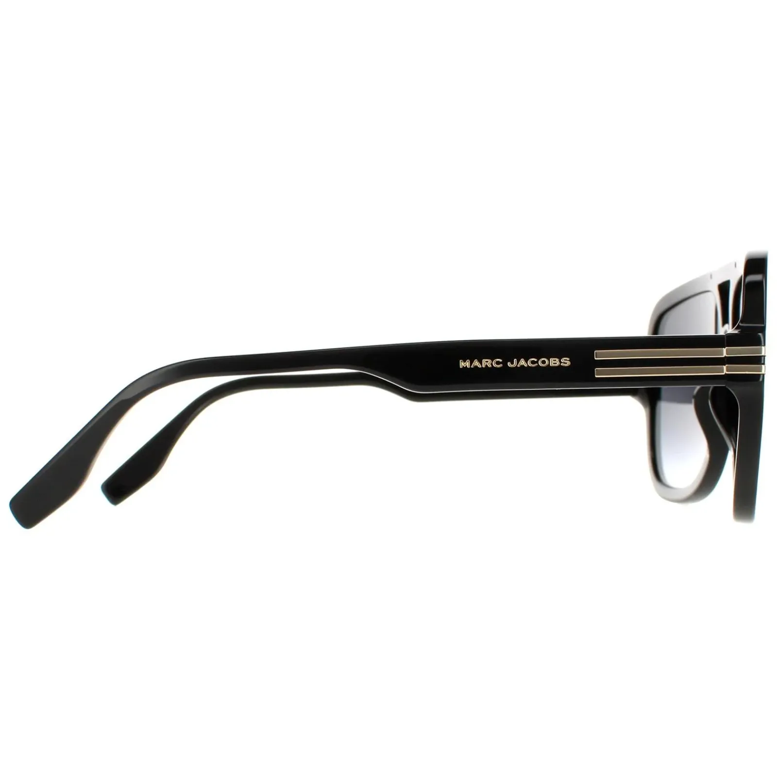Marc Jacobs Aviator^Sunglasses MARC 637/S 807 9O Black Dark Grey Gradient