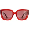 Marc Jacobs Rectangle^Sunglasses MARC 687/S C9A 4S Red Burgundy