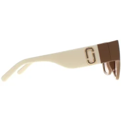 Marc Jacobs Square^Sunglasses MARC 724/S 10A HA Beige White Brown Gradient