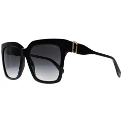 Marc Jacobs Square^Sunglasses MARC 764/S 807 9O Black Dark Grey Gradient