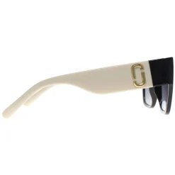 Marc Jacobs Square^Sunglasses MARC 646/S 80S 9O Black White Dark Grey Gradien