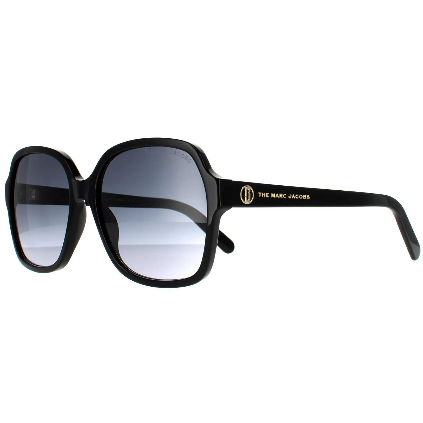Marc Jacobs Square^Sunglasses MARC 526/S 807 9O Black Dark Grey Gradient