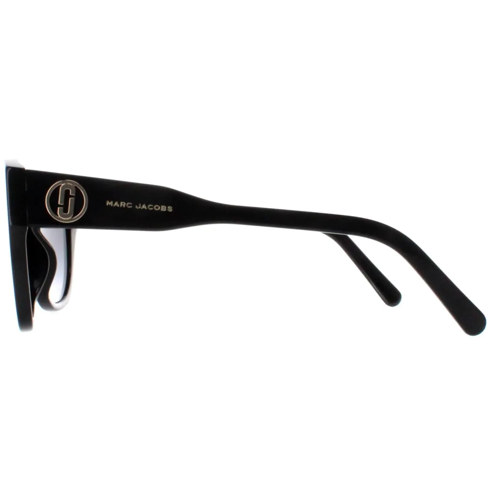 Marc Jacobs Cat-Eye^Sunglasses MARC 732/S 807 9O Shiny Black Dark Grey Gradien