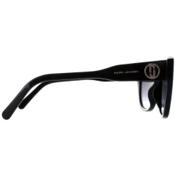 Marc Jacobs Cat-Eye^Sunglasses MARC 732/S 807 9O Shiny Black Dark Grey Gradien