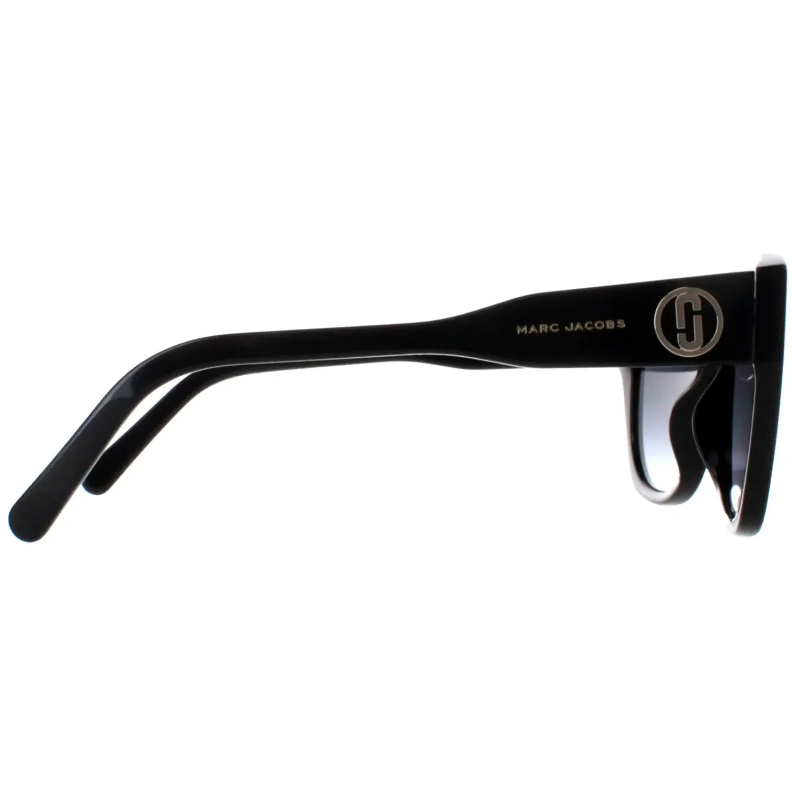 Marc Jacobs Cat-Eye^Sunglasses MARC 732/S 807 9O Shiny Black Dark Grey Gradien