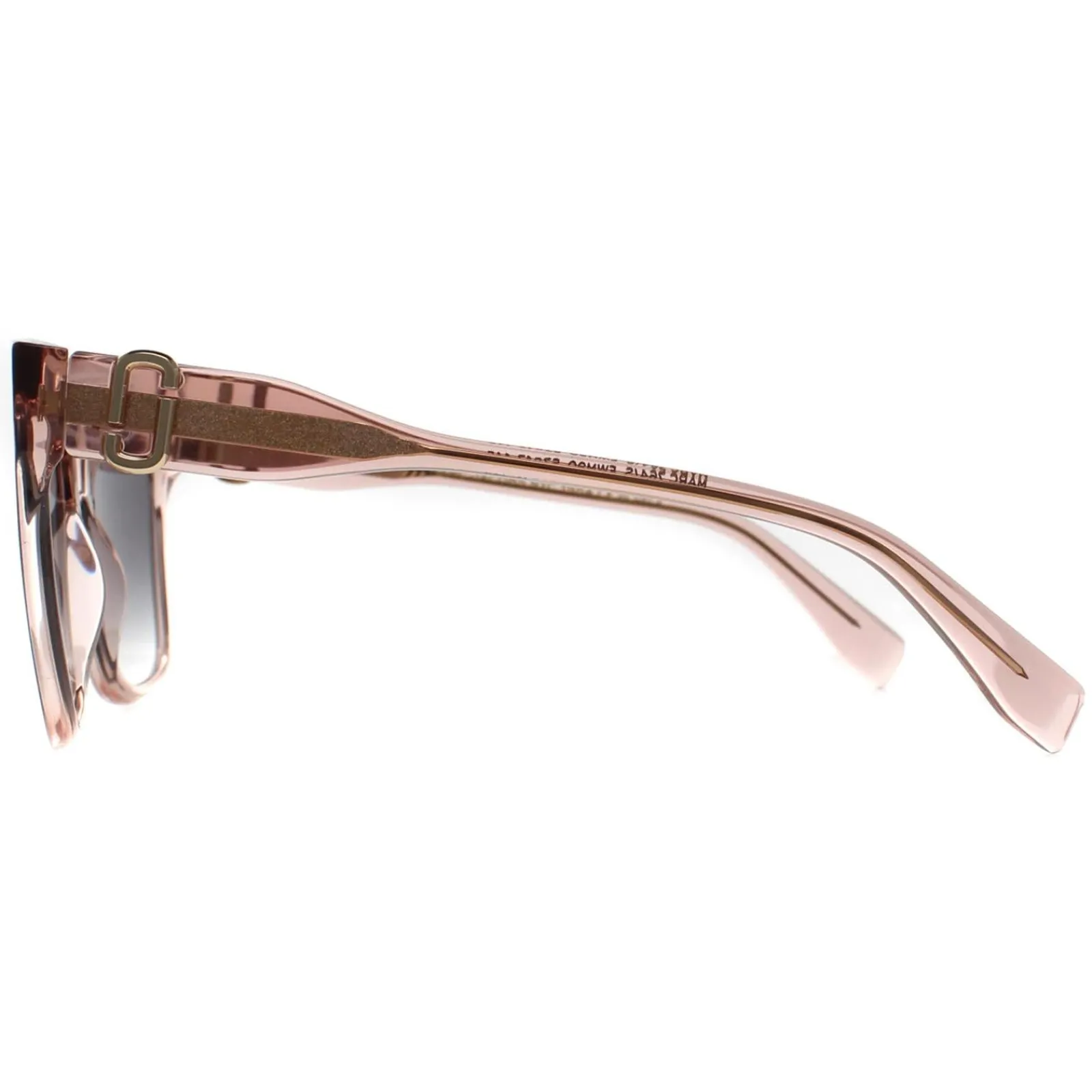 Marc Jacobs Square^Sunglasses MARC 764/S FWM 9O Transparent Nude Dark Grey Gr