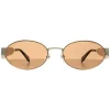 Marc Jacobs Oval^Sunglasses MARC 806/S 01Q/70 Gold Brown