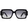 Marc Jacobs Rectangle^Sunglasses MARC 693/S 08A/9O Shiny Black Dark Grey Gradien