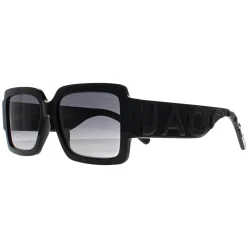 Marc Jacobs Rectangle^Sunglasses MARC 693/S 08A/9O Shiny Black Dark Grey Gradien