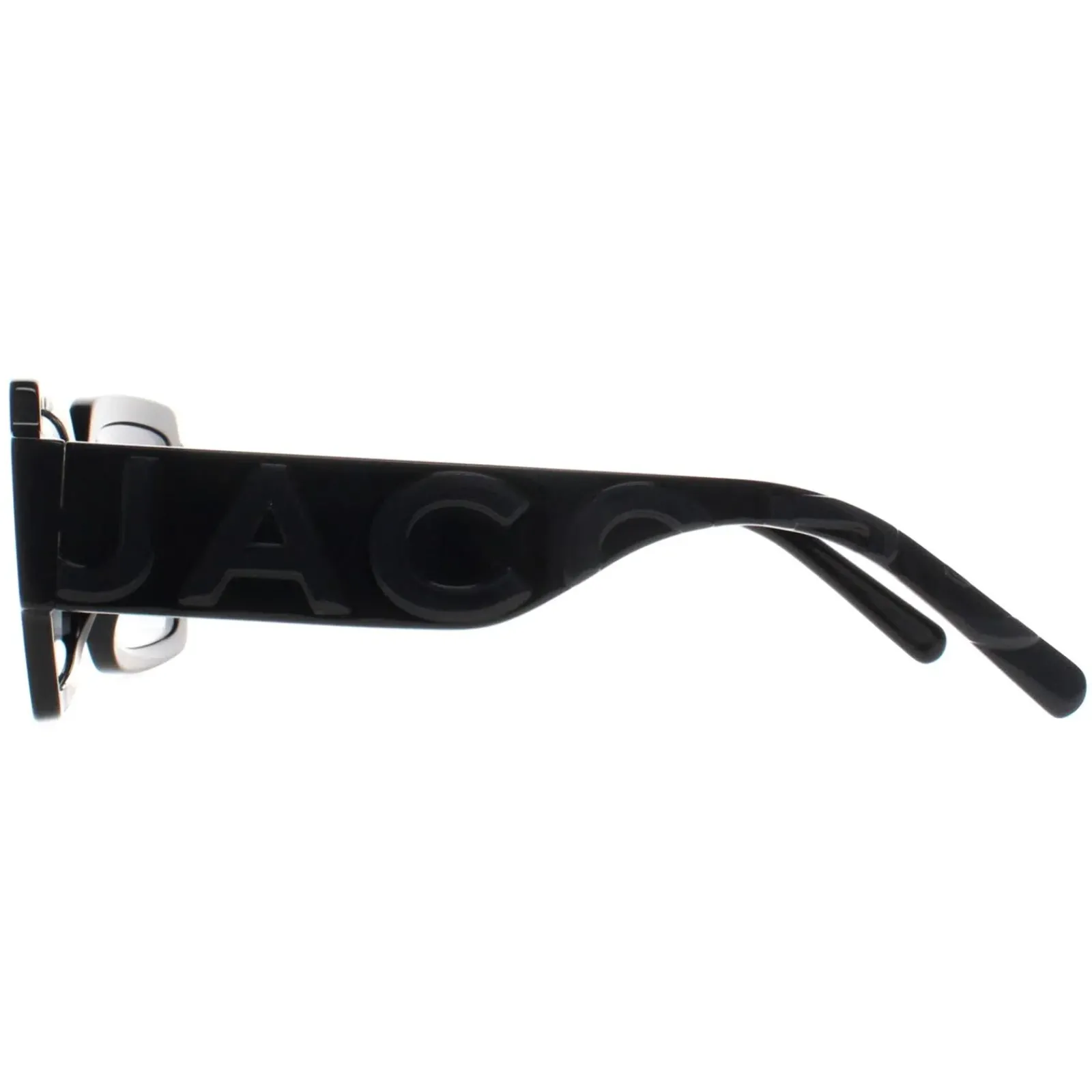 Marc Jacobs Rectangle^Sunglasses MARC 693/S 08A/9O Shiny Black Dark Grey Gradien