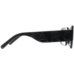 Marc Jacobs Rectangle^Sunglasses MARC 693/S 08A/9O Shiny Black Dark Grey Gradien
