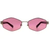 Marc Jacobs Oval^Sunglasses MARC 496/S Y11 VC Gold Black Pink