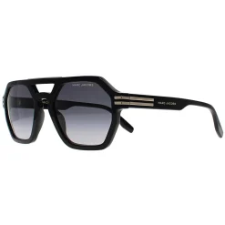 Marc Jacobs Round^Sunglasses MARC 587/S 807 9O Black Dark Grey Gradient