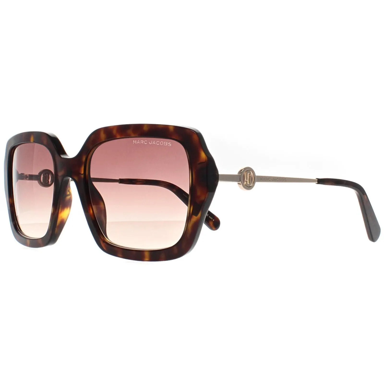 Marc Jacobs Square^Sunglasses MARC 652/S 086 HA Havana Brown Gradient
