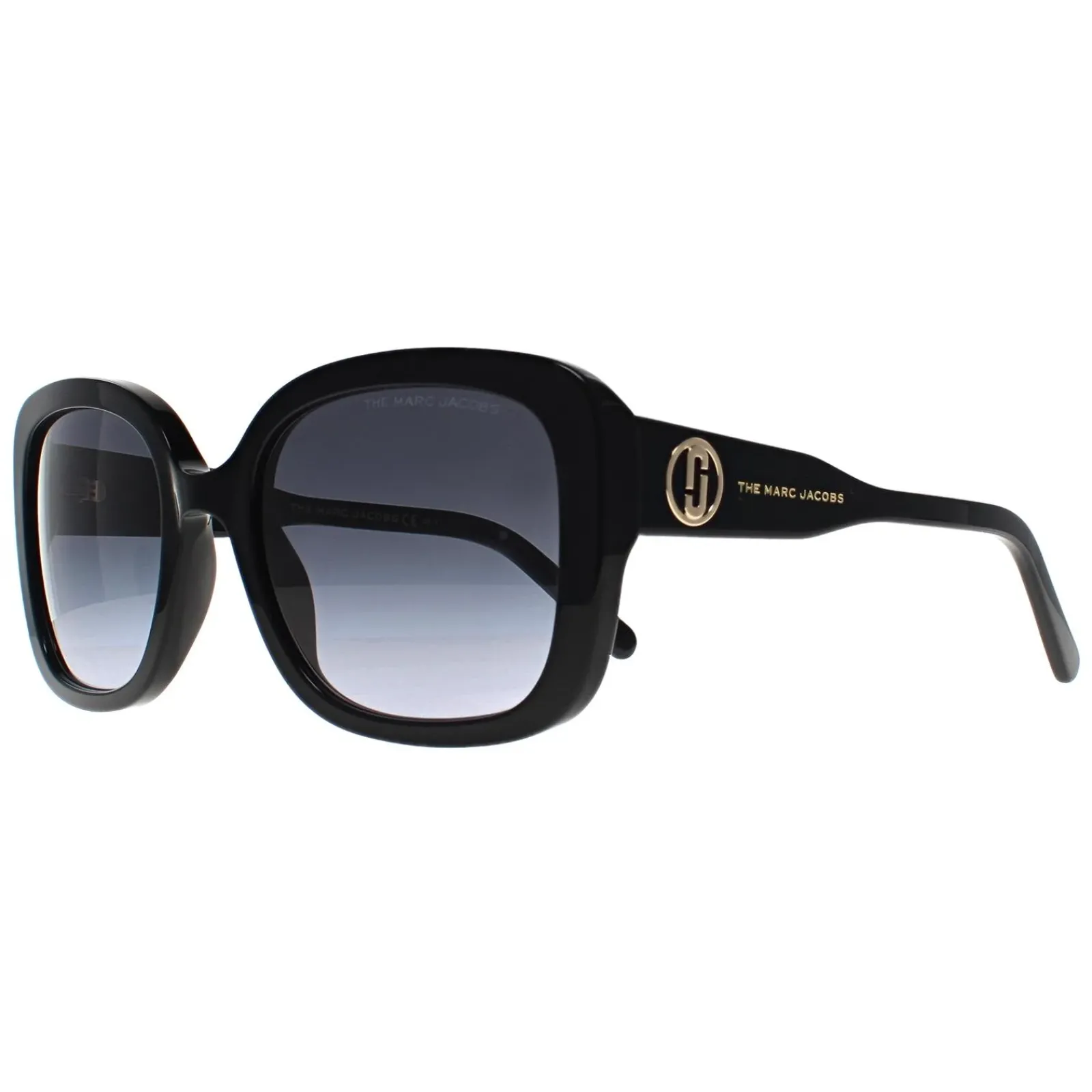 Marc Jacobs Rectangle^Sunglasses MARC 625/S 807 9O Black Dark Grey Gradient