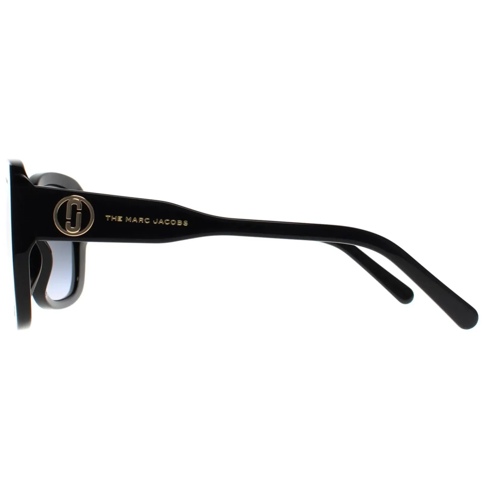 Marc Jacobs Rectangle^Sunglasses MARC 625/S 807 9O Black Dark Grey Gradient