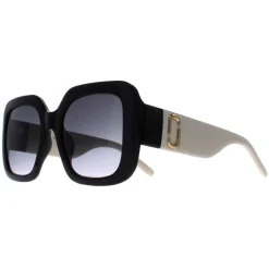 Marc Jacobs Square^Sunglasses MARC 647/S 80S 9O Black and White Grey Gradient