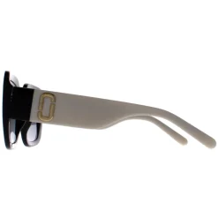 Marc Jacobs Square^Sunglasses MARC 647/S 80S 9O Black and White Grey Gradient