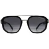 Marc Jacobs Aviator^Sunglasses MARC 588/S 807 9O Black Gold Dark Grey Gradient