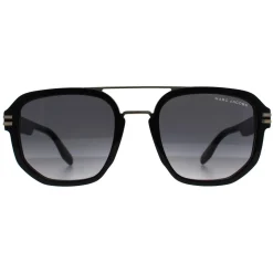 Marc Jacobs Aviator^Sunglasses MARC 588/S 807 9O Black Gold Dark Grey Gradient