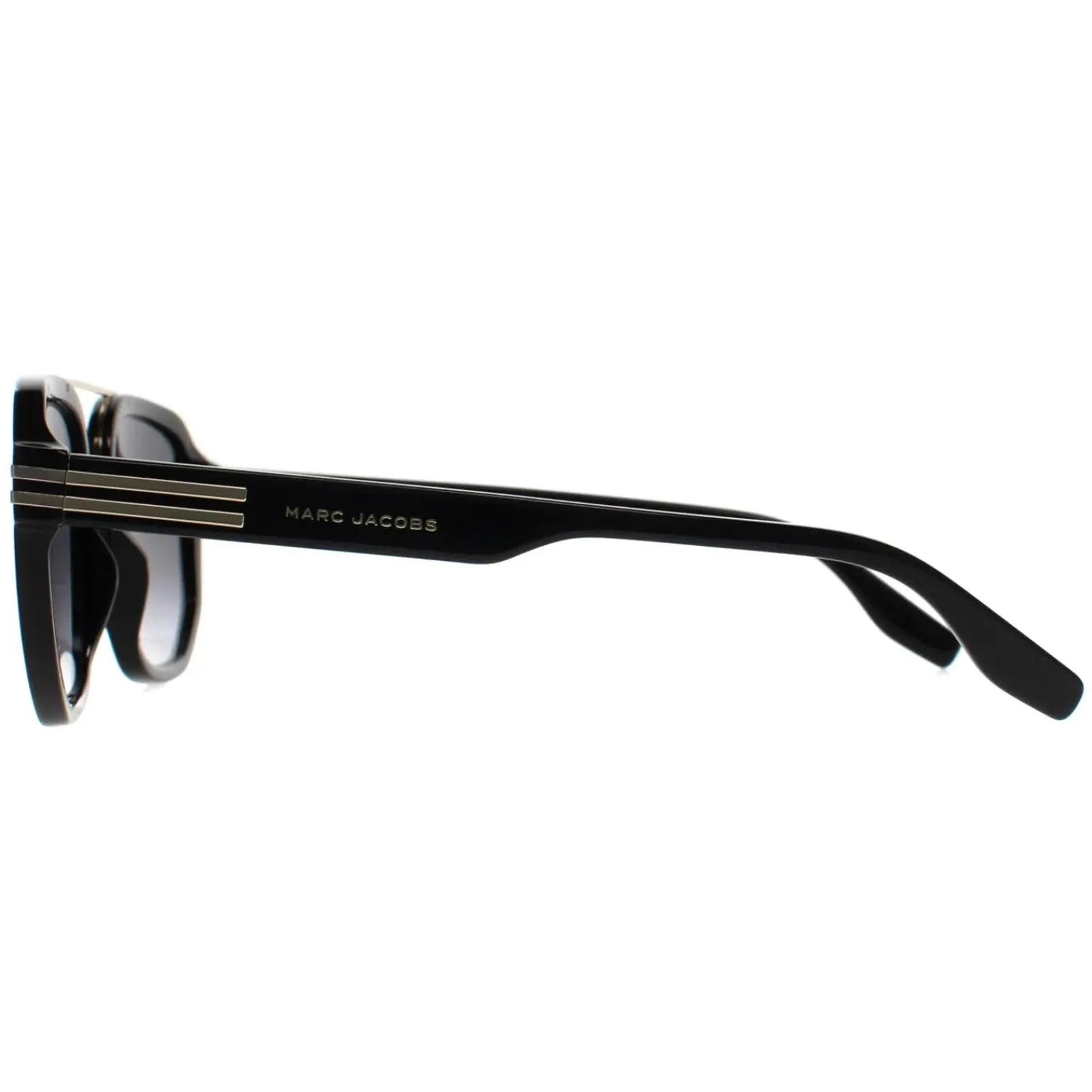 Marc Jacobs Aviator^Sunglasses MARC 588/S 807 9O Black Gold Dark Grey Gradient