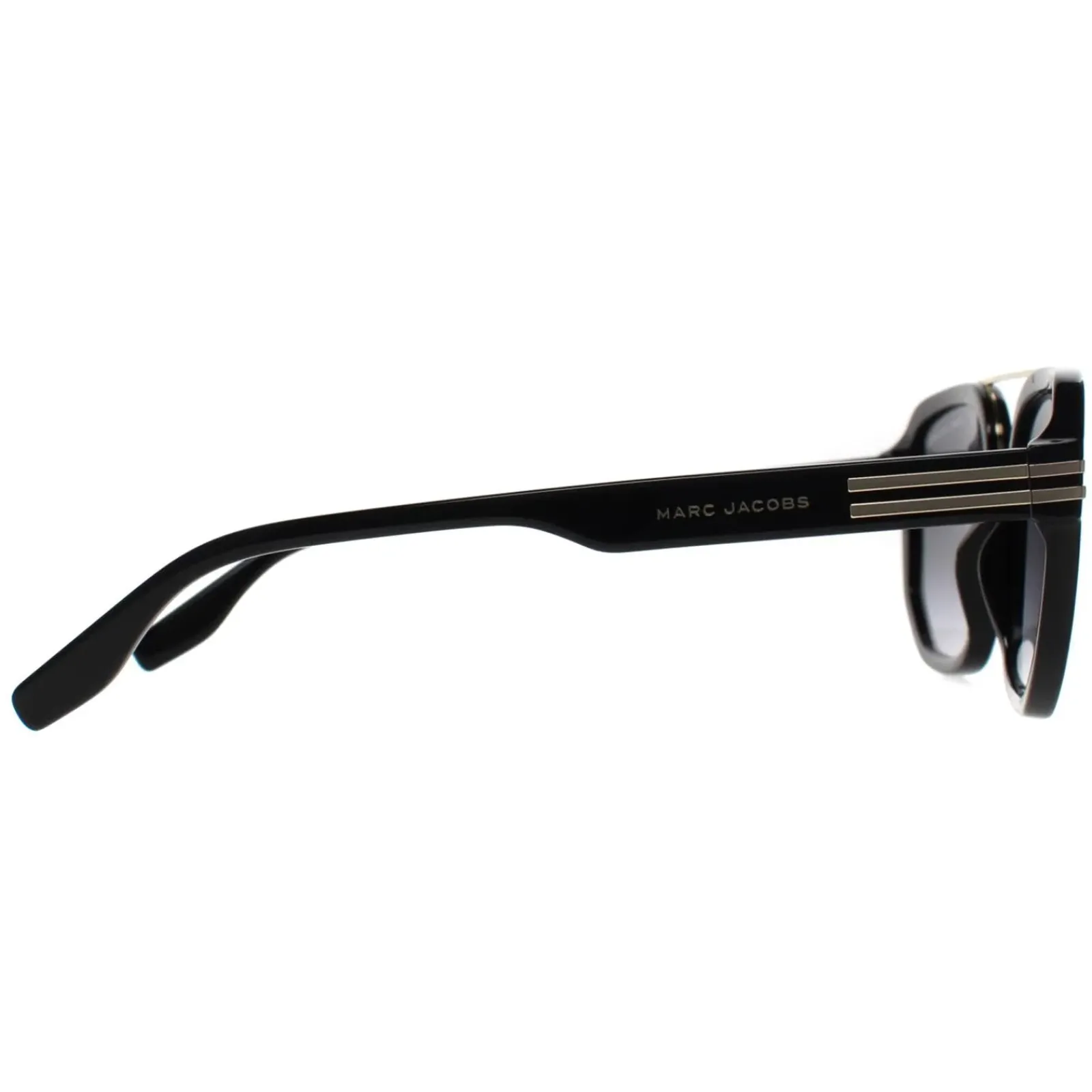 Marc Jacobs Aviator^Sunglasses MARC 588/S 807 9O Black Gold Dark Grey Gradient
