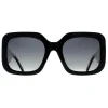 Marc Jacobs Square^Sunglasses MARC 647/S 08A WJ Black Grey Gradient