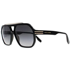 Marc Jacobs Aviator^Sunglasses MARC 753/S 807 9O Black Dark Grey Gradient