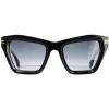 Marc Jacobs Cat-Eye^Sunglasses MJ 1001/S 807 9O Black Dark Grey Gradient