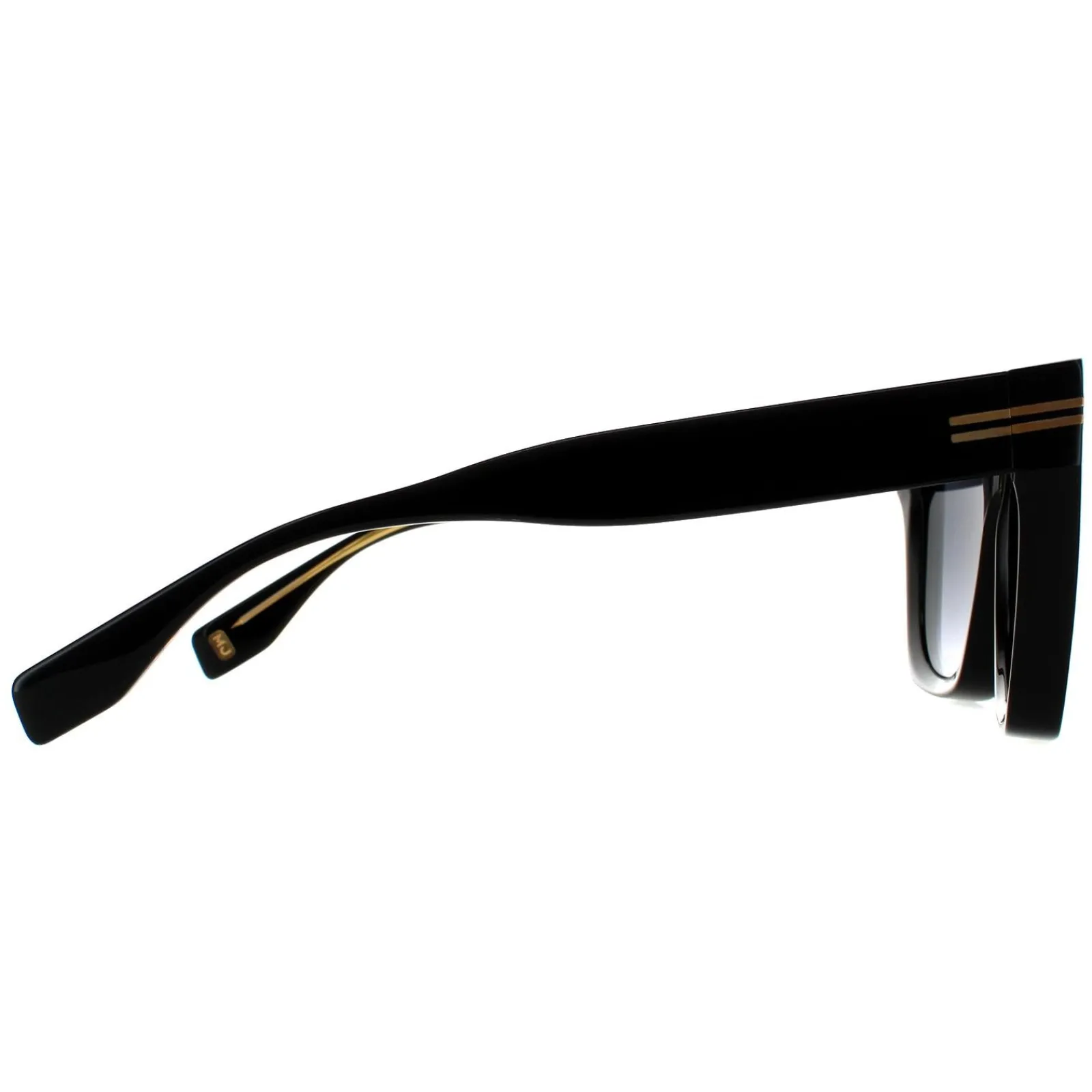 Marc Jacobs Square^Sunglasses MJ 1000/S 807 9O Black Dark Grey Gradient