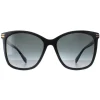 Marc Jacobs Butterfly^Sunglasses MJ 1106/S 807 9O Shiny Black Dark Grey Gradient