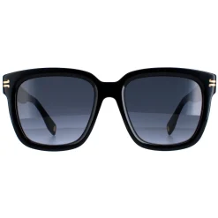Marc Jacobs Square^Sunglasses 1035/S RHL/9O Black and Gold Grey Gradient