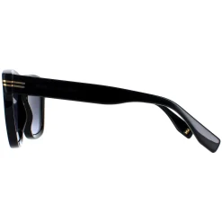 Marc Jacobs Square^Sunglasses 1035/S RHL/9O Black and Gold Grey Gradient
