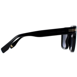 Marc Jacobs Square^Sunglasses 1035/S RHL/9O Black and Gold Grey Gradient