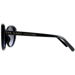 Marc Jacobs Oval^Sunglasses 520/S 807/9O Black Dark Grey Gradient