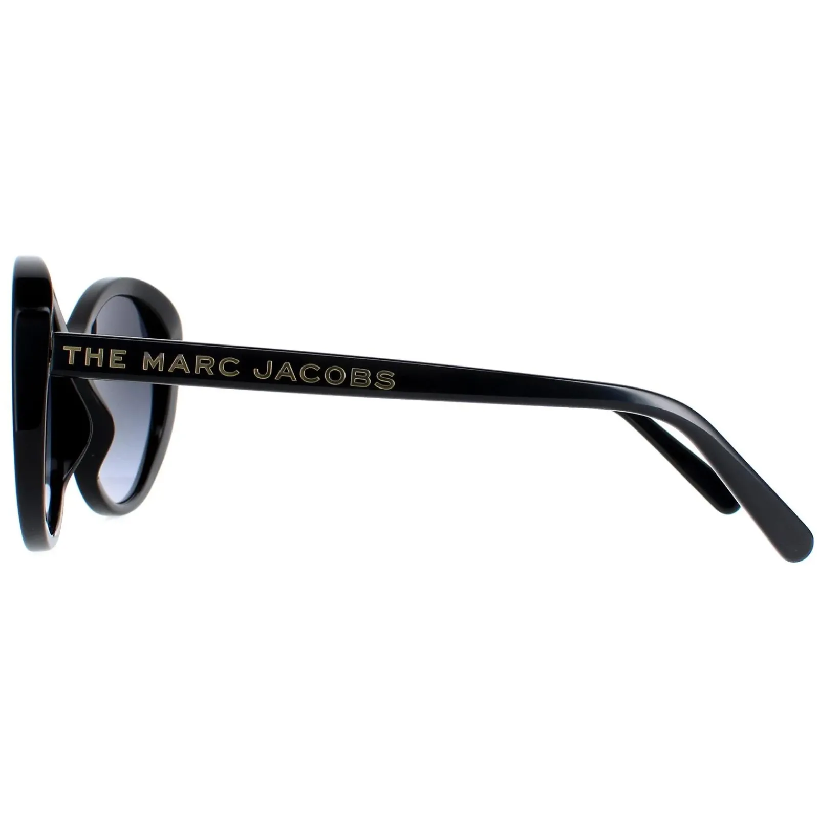 Marc Jacobs Oval^Sunglasses 520/S 807/9O Black Dark Grey Gradient