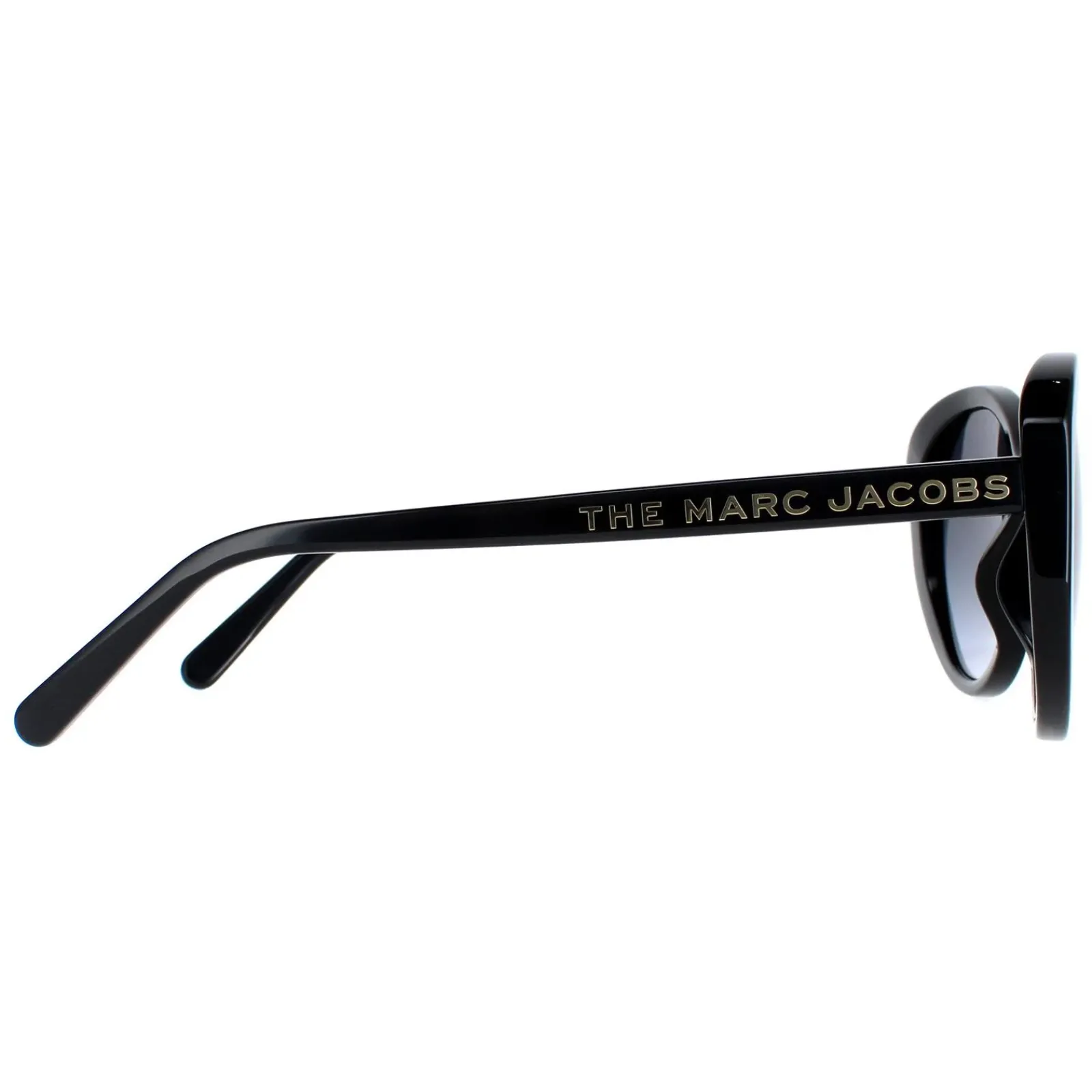 Marc Jacobs Oval^Sunglasses 520/S 807/9O Black Dark Grey Gradient