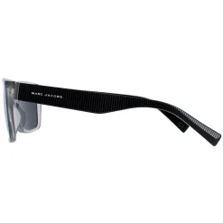 Marc Jacobs Rectangle^Sunglasses 096/S R6S/IR Transparent Grey and Black Grey
