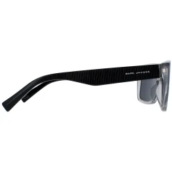 Marc Jacobs Rectangle^Sunglasses 096/S R6S/IR Transparent Grey and Black Grey